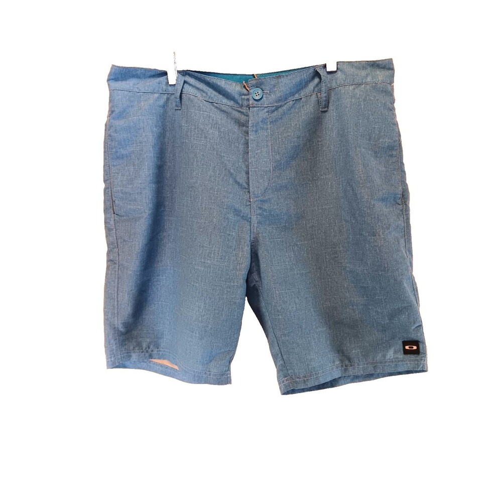 Oakley Men's Hybrid Walk Shorts Blue Size 36 Performance Casual Flat Front